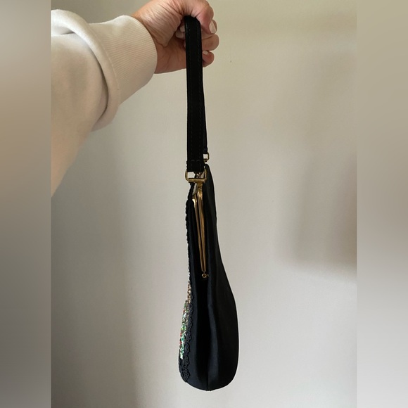 Vintage 1960’s Beaded Caron of Huston Texas Purse with Gold Hardware - Picture 4 of 12